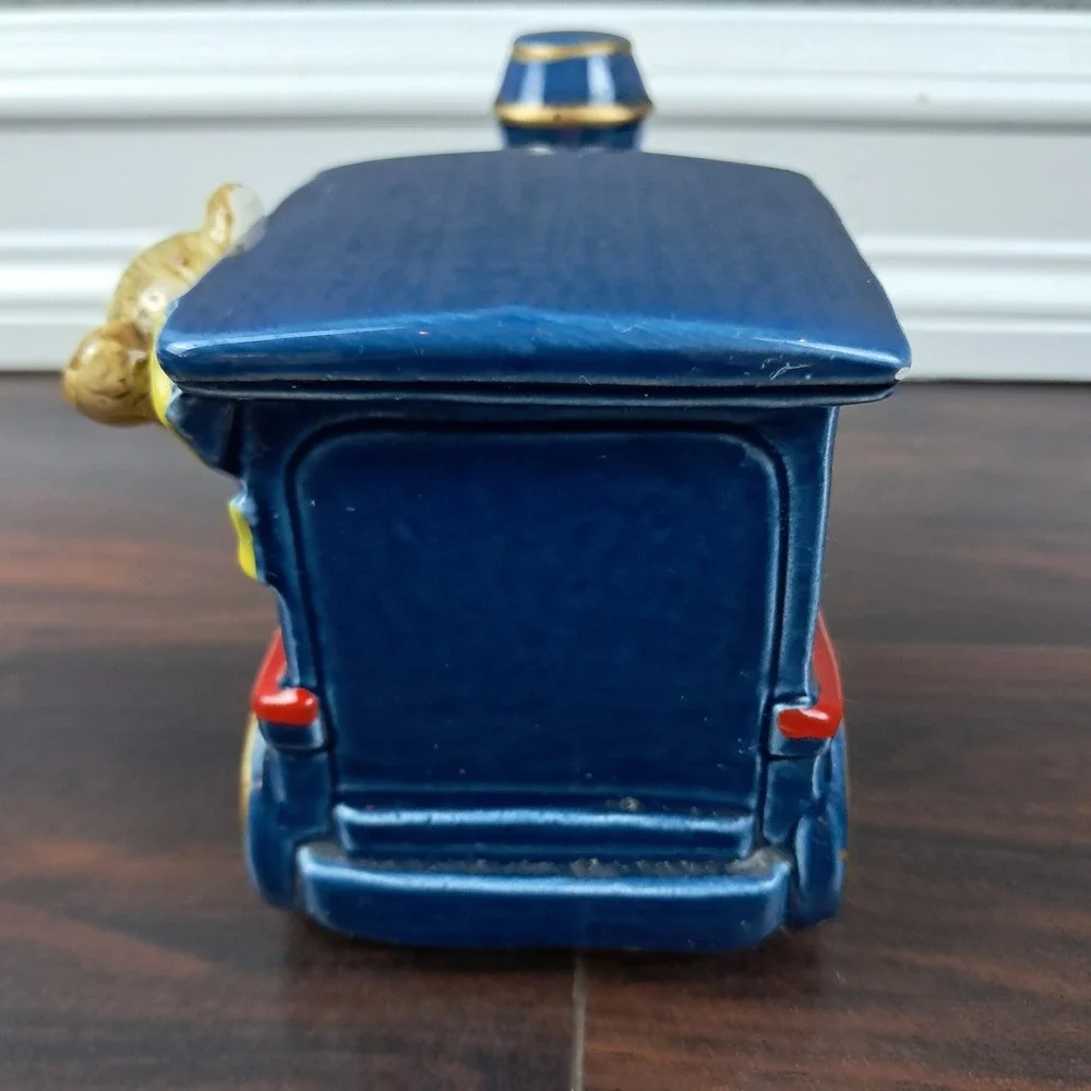 OTAGIRI Musical Train Figurine Teddy Bear 475 Plays‎ Im Sitting on Top of World